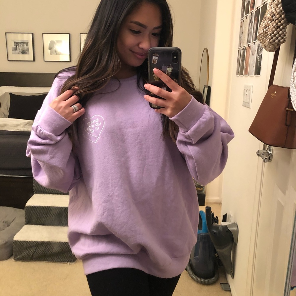 Ariana Grande - Break Up W/ Ur Gf Crewneck